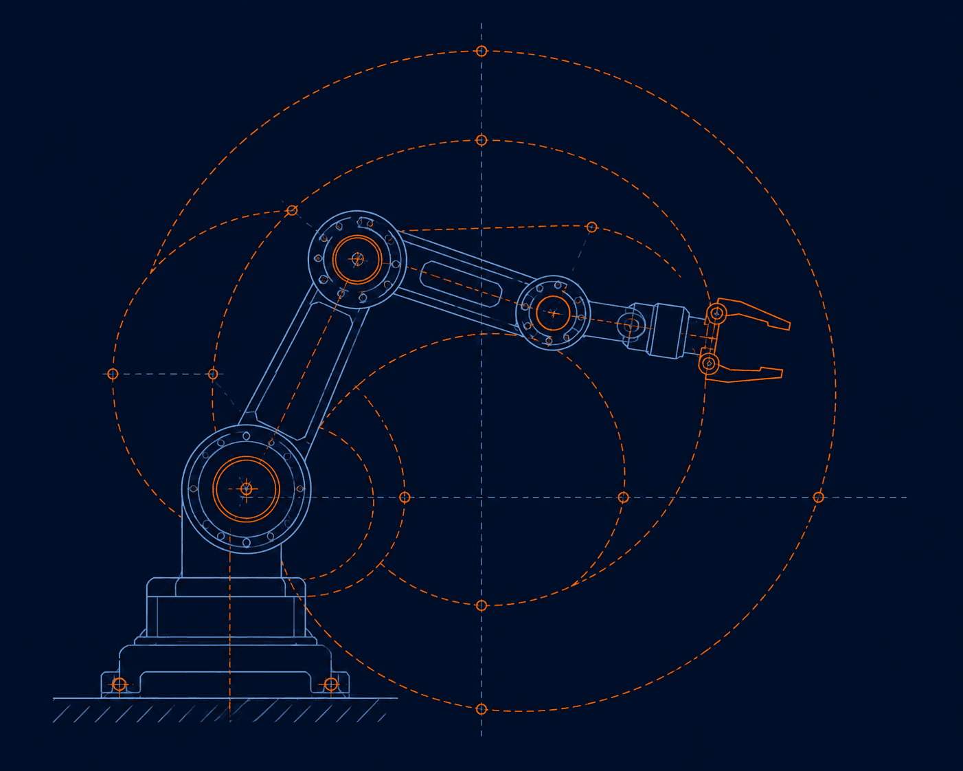 Tính toán động học ngược cho cánh tay robot 6 trục